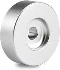 45 RPM Record Adapter 7 Inch Vinyl Record Solid Aluminum Dome 45 Adapter for Tur