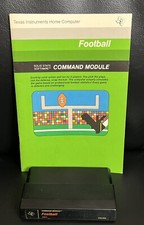 Football Texas Instruments TI99/4A Vintage Computer Video Game  Manual 1979