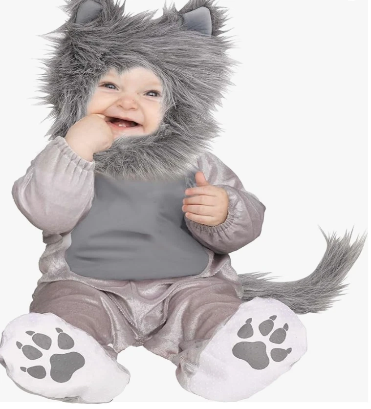 Fun World Infant/Toddler Lil' Wolf Cub Costume, Multicolor, Large 12-24 Months - Image 4 of 4