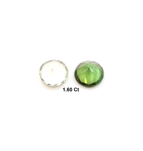 Pair 6 mm Multi Tourmaline 1.60 Ct October Birthstone Round Genuine Tourmaline - Picture 4 of 8