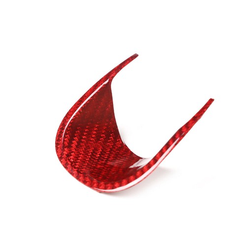 For Maserati Ghibli 2014-22 Dashboard Clock Panel Decor Cover Red Carbon Fiber×2 - Picture 10 of 12