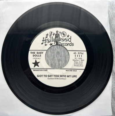 THE BABY DOLLS ''Got To Get You In To My Life'' 1966 45rpm 7'' Single PROMO