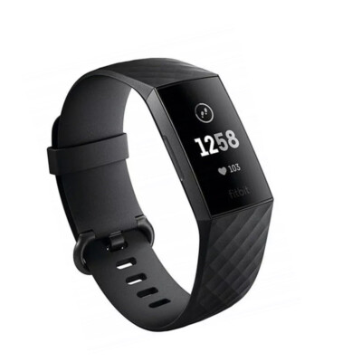 Fitbit Charge 3 FB409 Fitness Activity Tracker Heart Rate Monitor ...