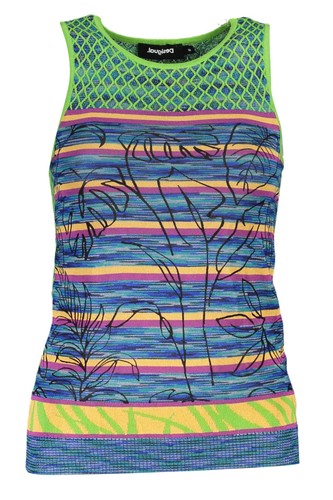 Débardeur Desigual Imprimé Singe - Taille L - Blanc - Neuf Avec étiquettes