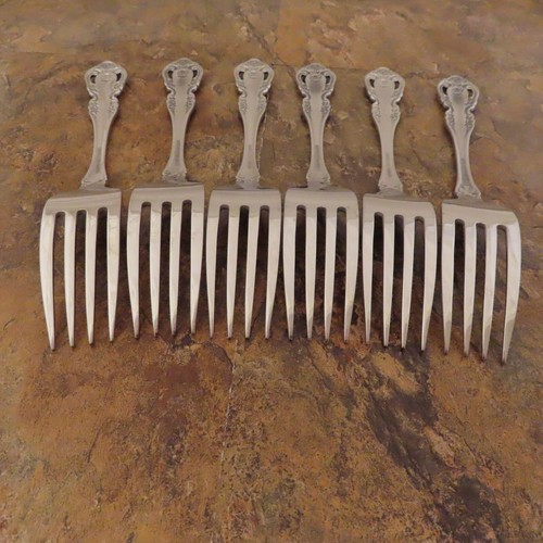 Oneida Brahms Set of 6 Dinner Forks Community Stainless Flatware Lot E - Picture 4 of 4