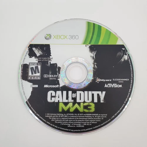 Call of Duty Modern Warfare 3 Xbox 360 Video Game 2011 CODMW3 UNTESTED Disc Only