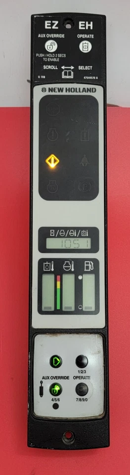 NEW HOLLAND USED INSTRUMENT CLUSTER P#47522654 - Image 2 of 4