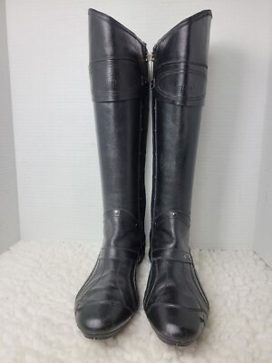 Vtg 90's Puma Berlin Knee High Sneaker Size 6. 5 Black