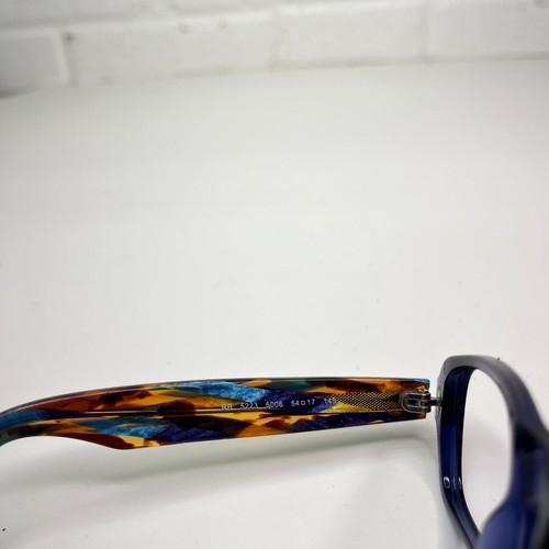 Ray-Ban RB 5223 5006 Eyeglasses Frames Blue Marble 54-17-145 1251 - Picture 5 of 8