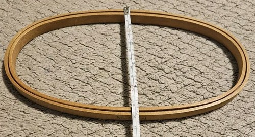 Oval Knitting Hoop 8 Inches Wood - Picture 7 of 7