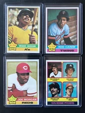 1976 Topps Baseball Cards Pick A Player Card #373-660 Complete your Set FLAT $1