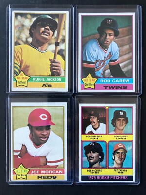 1976 Topps Baseball Cards Pick A Player Card #373-660 Complete your Set FLAT $1