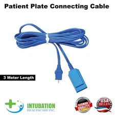 Patient Plate Connecting Cable Electrosurgical Systems 3m Valleylab Compatible
