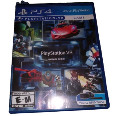 PlayStation VR Demo Disc 3 Sony PlayStation 4 PS4 Game 