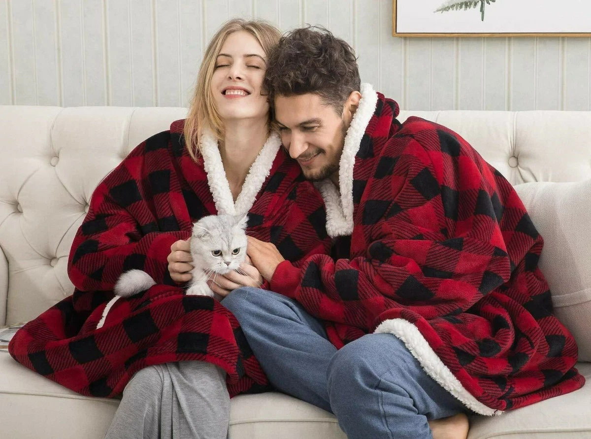 Fleece blanket sweatshirt hot sale