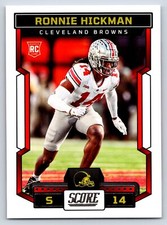 Ronnie Hickman Rookie Cleveland Browns 2023 Score #368 17464