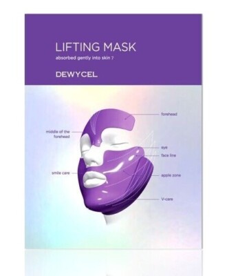 DEWYCEL Lifting Mask 4sheets Elasticity Anti Wrinkle Whitening K-Beauty