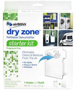 Porte-kit de démarrage rechargeable en zone sèche + Les recharges éliminent les odeurs