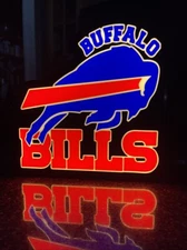 Buffalo Bills LED Light Box - Handmade Man Cave Football Fan Gift