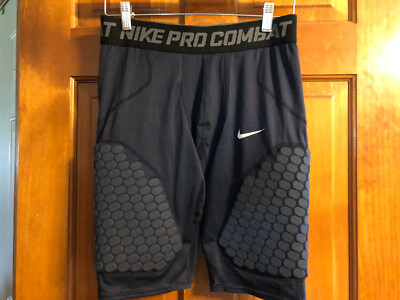 NIKE PRO Navy Blue Football Padded Pants Large