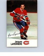 VINTAGE HOCKEY CARD ESSO 1988 MONTREAL CANADIENS JACQUES LAPERRIERE NO18