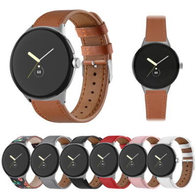 Replacement For Google Pixel Watch 1  Genuine Leather Wristband Band Bracelet