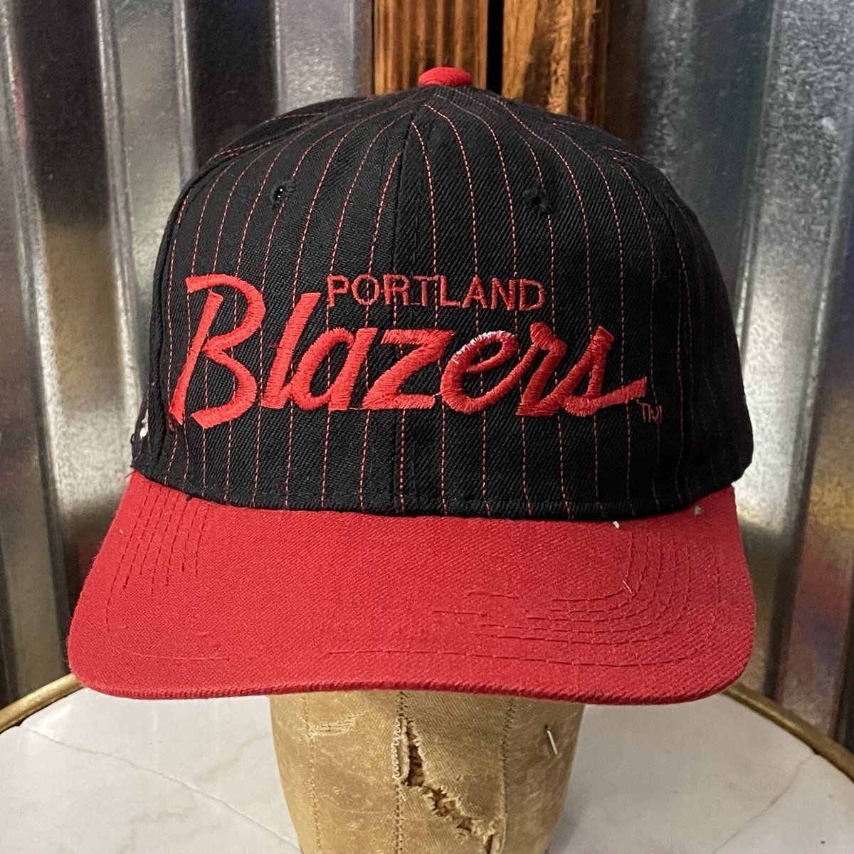 Vintage PORTLAND BLAZERS Pin Striped Script Sports Specialties