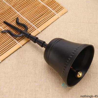 1PC Taoist Sanqing Bell Taoist Diamond Bell Bar Table Bell Pure Copper Bell
