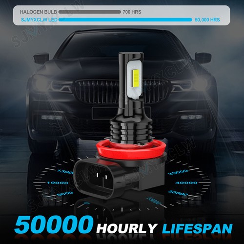 4x H11+H11 LED Headlight 8000K High Low Beam Bulbs For Lexus CT 200h 2011-2017 - Picture 8 of 10