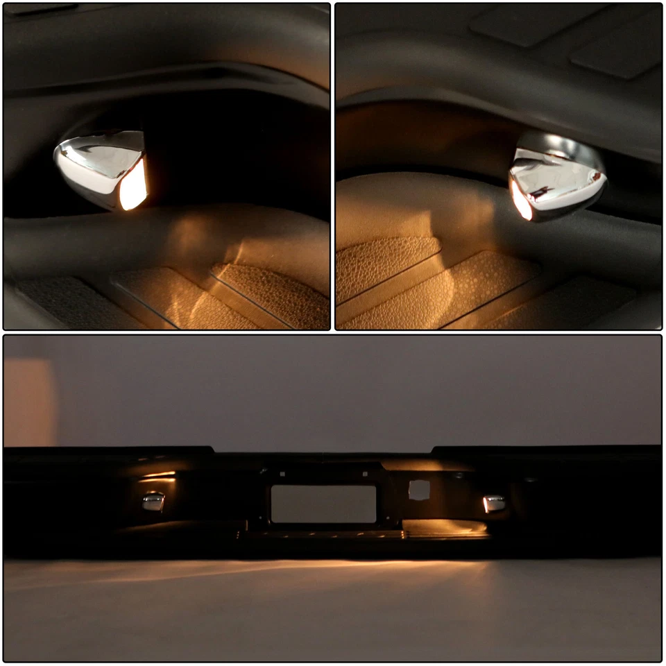 Rear Step Bumper Assembly Black For Chevy Silverado GMC Sierra 1500 2500 99-07 - Image 4 of 4