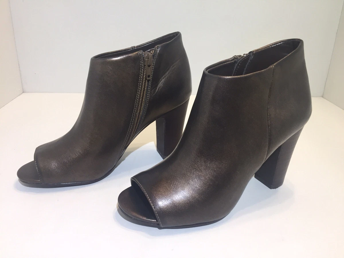 Nine west open toe booties cheap