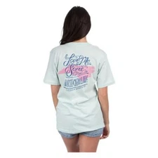 Lauren James Love Me Some North Carolina T-Shirt Short Sleeve Multiple Colors