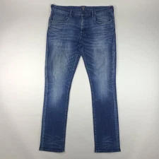 PRPS Jeans Mens 36x34 Blue Denim Stretch Talus Demon Slim Straight