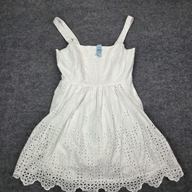 NEW Ann Taylor LOFT Petite Eyelet Corset Mini Dress White Bridal 16P