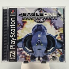 Eagle One: Harrier Attack (Sony PlayStation 1) Complete PS1 CIB Black Label