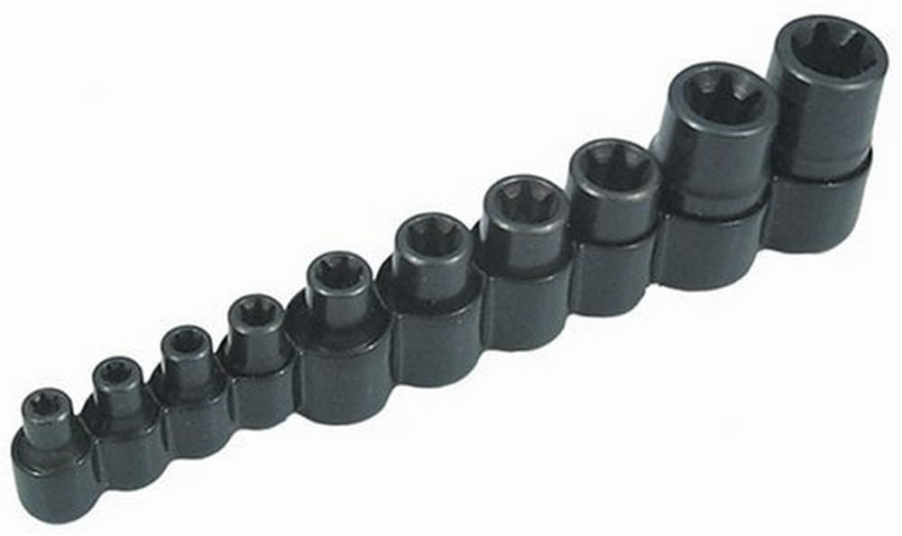 6-Piece 26280 Torx Socket Set for Precision Fastening