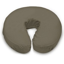 LONDON LINENS Soft  Heavy Microfiber Massage Tables Face Cradle 4, Walnut