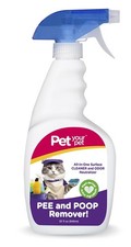 Cat Pee and Poop 32 fl Oz All-in-Pet Stain and Odor with Plant-Derived Ingr...