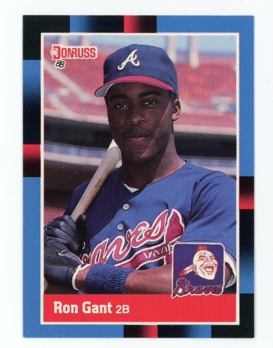 1988 Donruss #654 Ron Gant RC NM-MT