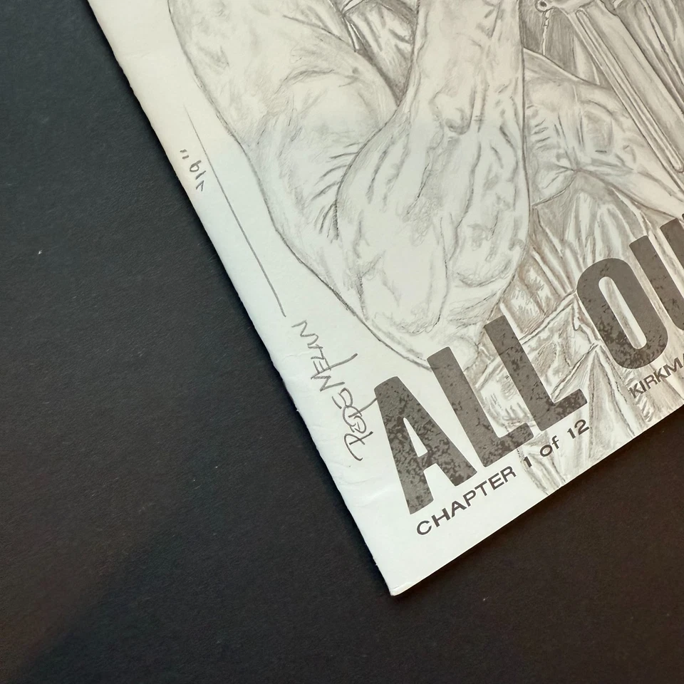 The Walking Dead 115 Original Art Sketch Daryl Dixon Image 2013 Blank Variant - Image 3 of 4