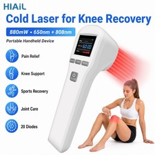 880mW Cold Laser Therapy Red Light  Near Infrared Device for Knees Pain Relief