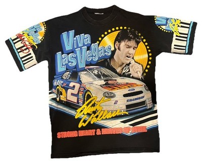 Vintage 1998 Chase Authentics Rusty Wallace Elvis Presley NASCAR Grail  AOP -L