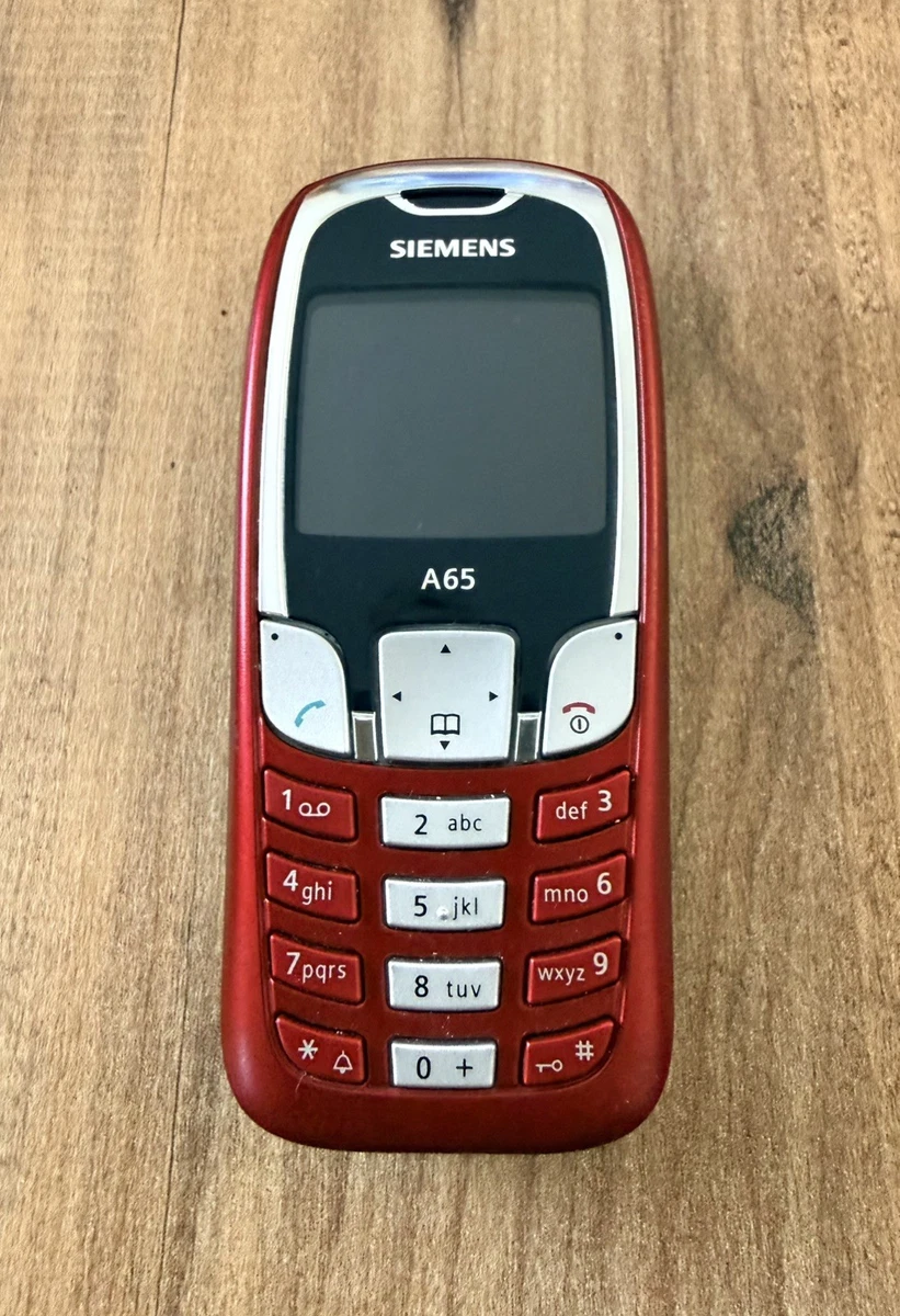 SIEMENS A65 Red Mobile Phone (2006) READ DESCRIPTION