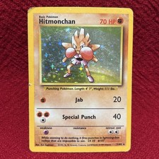 Hitmonchan 007/102 Base Set Holo for sale online | eBay