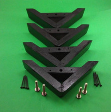 4 WOOD TRIANGULAR SUPER STRONG FURNITURE LEGS, FREE SHIPPING.