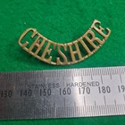 WW1 The Cheshire Regiment Shoulder Title Badge Infantry