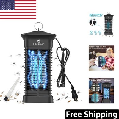 Elegant Black Lantern Mosquito Zapper - 15W, Covers 2100 sq. ft. Efficiently