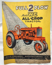 1934 Allis-Chalmers WC All Crop Tractor Sales Brochure