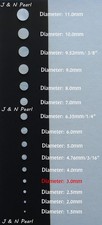 JNNPEARL 1.3mm Thick 3mm 50pcs Mother of Pearl Inlay Dots for Guitar, Banjo