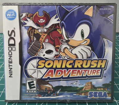 Sonic Rush Adventure (Nintendo DS, 2006) - SEGA - Brand New - Factory Sealed!